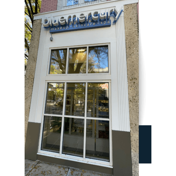 Portfolio 291 Blue Mercury makeup, skincare, and spa storefront