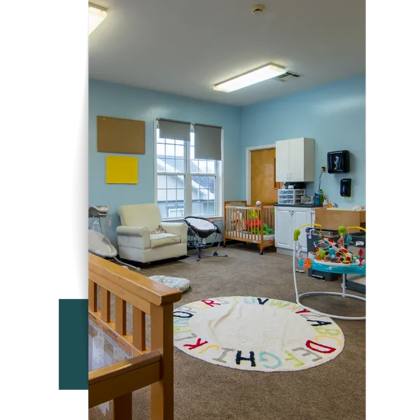Child Care Room Crib Activity Center Play Mat Premium Interior Transformations